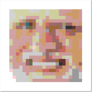 Hide The Pain Harold - Pixelart Tribute Design Posters and Art